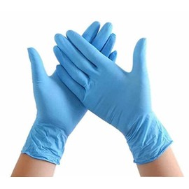 hong sheng (1000) Pcs Nitrile Blue Durable Rubber Cleaning Hand Gloves Powder Free X Large