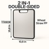 Cutting board titanium, non slip cutting board, cutting boards for