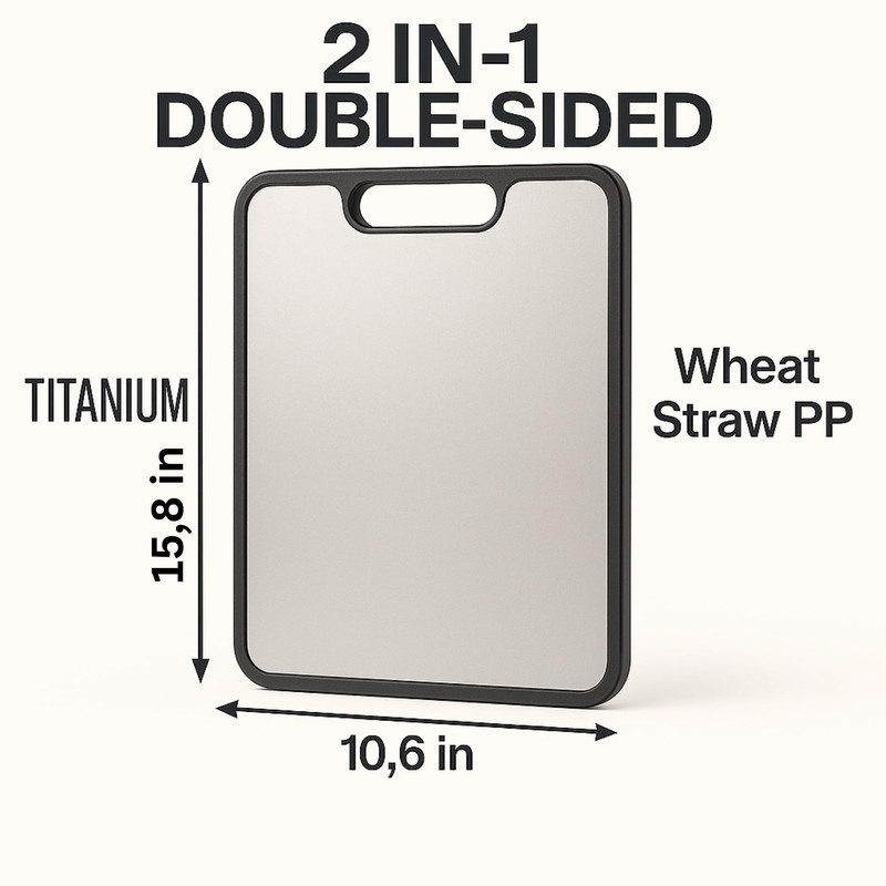 Cutting board titanium, non slip cutting board, cutting boards for