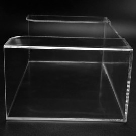 Smallterm Countertop Paper Towel Dispenser,Clear Guest Towel Napkin Holder, Suitable for Z-Fold, C-Fold or Multi-Fold Paper Towels