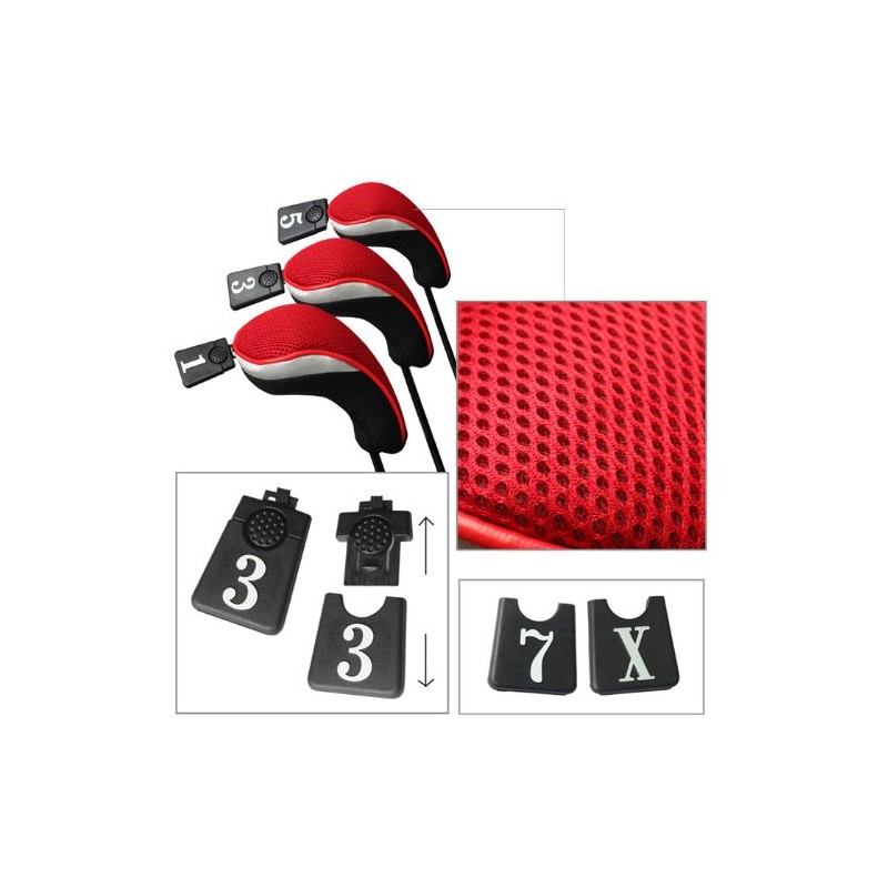 Andux Golf 460cc Driver Fairway Wood Club Head Covers 3pcs/Set
