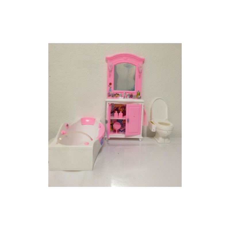 My Fancy Life Dollhouse Furniture- Bath Room with Bath Tub