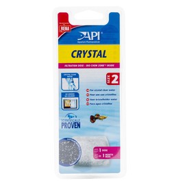 API CRYSTAL Aquarium Filtration Media Cartridges for Superclean 60 and 90 Internal Filter, Size 2, Pack of 1