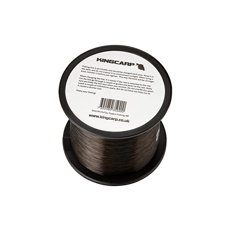 FLADEN Maxximus 10lb Carp Monofilament - Dark Brown, 1200 m