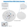 MingBright 6Inch LED Motion Sensor Ceiling Light, LED Flush Mount