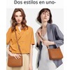 WESTBRONCO - Bolsos cruzados para mujer, tamaño mediano, bolso con