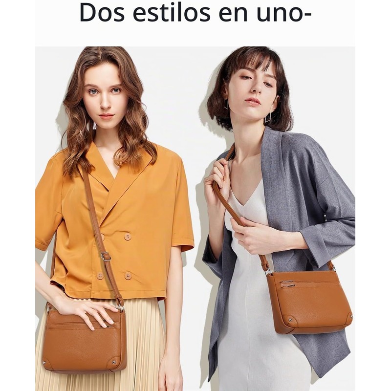 WESTBRONCO - Bolsos cruzados para mujer, tamaño mediano, bolso con