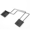 Dual Steel Track ABS Clamp Violin Clamp Bow Straightener 4/4