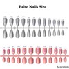 96Pcs Fake Nails, Kids Press on Nails, Full Cover Cute