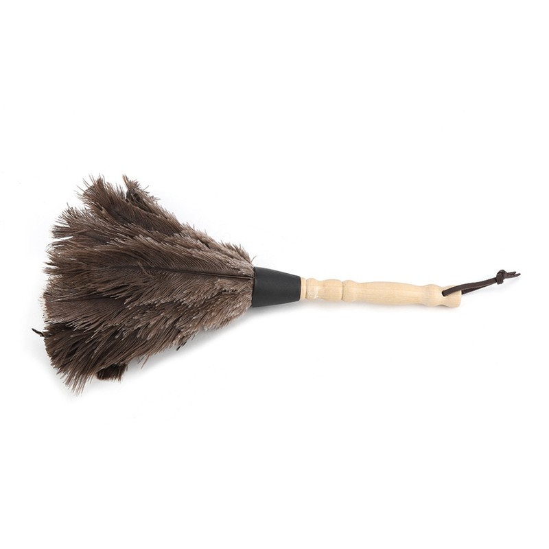 Mini Washable Reusable Ostrich Feather Duster for Books Keyboard Office