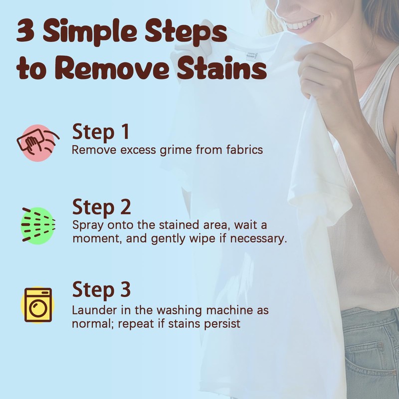 Stain Treater Spray, Stubborn Laundry Stain Remover, 10.5 fl oz