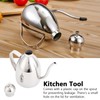 Oil Dispenser Stainless Steel Oil Bottle Leakproof Vinegar Pot Kitchen