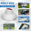 MAHOOMMAKH 40 FT RV Rain Gutter Plastic Drip Rail, 1/2