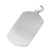 Unbranded 2 Stainless Steel Blank Stamping Pendants 45mm x 24mm