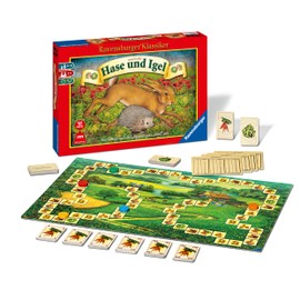 Ravensburger 26028 - Hase und Igel - Kinderspiel ab 10 Jahren, Strategiespiel für 2-6 Spieler, Ravensburger Klassiker