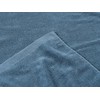 Classic Organic Minimalist Bath Towel Set, Cerulean