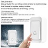 Self Generation Smart Wireless Doorbell Home Waterproof Door Bell Kit