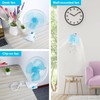 Wilytyres Clip On Fan Oscillating, 2 Speeds Quiet Clamp Fan,