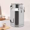 LUNUMAOS Milk Can, Water Bucket with Locking & faucet Sealed