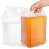 1 Gallon Water Jugs with Caps Empty Liquid Oil Storage