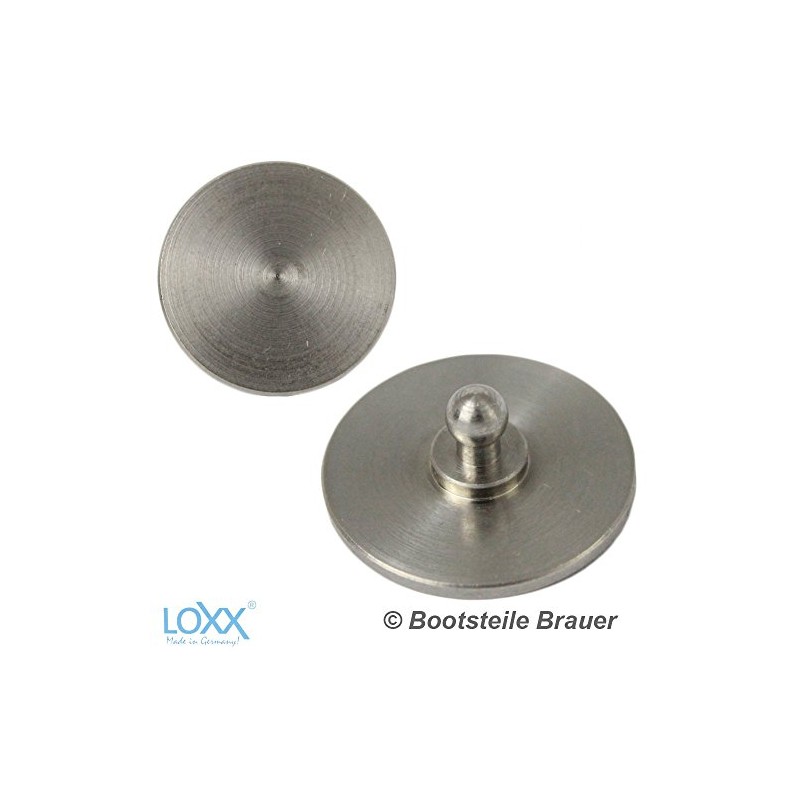 Bootsteile Brauer Loxx® Round Base Diameter 24 mm for Gluing
