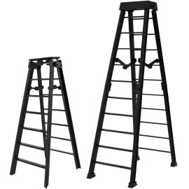 Figures Toy Company 10 Inch Breakable & 7 Inch Regular Black Ladder For WWE & AEW Wrestling Figures