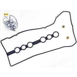 VS50542R 2000-2008 Compatible With Toyota Engine Valve Cover Gasket & Gromets & Spark Plug Tube Seals Celica Corolla Matrix MR2 Spyder Chevy Prizm Pontiac Vibe 1.8L VC2024 Engine Seal