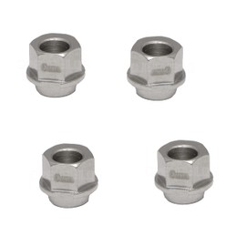 4 x eccentric spacers, 6 mm, eccentric nut 6 mm for V-SLOT system, 3D printers, strong and secure attachment, stainless steel, suitable for full size and mini openBuilds wheels