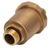 Brass bleed opening, male thread air vent, automatic disposable bleed