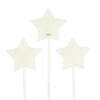 White Stars Lollipops, Handcrafted in USA, 24 Pieces, 1.5 lbs