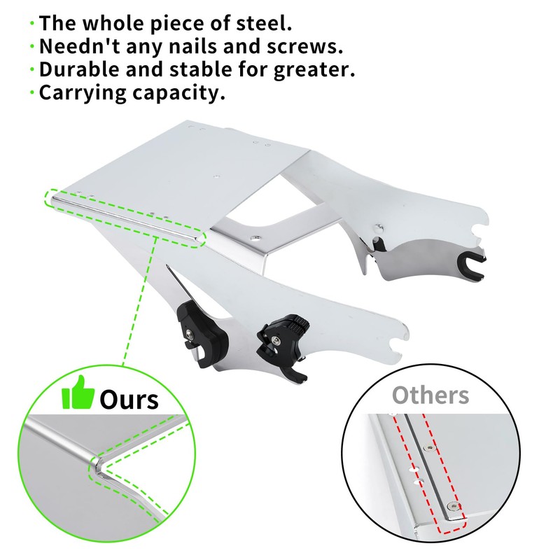 TCMT Trunk Mount Rack Fit For Harley Touring 1997-2008 Road