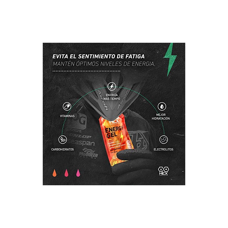 Hex Gel Energético Sabor Mango Maracuya - 1230G Paquetes