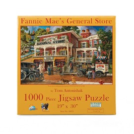 SUNSOUT INC - Fannie Mae's General Store - 1000 pc Jigsaw Puzzle by Artist: Tom Antonishak - Finished Size 19" x 30" - MPN# 56073
