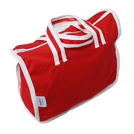 Bambinex Nappy Bag With Handle and Zip (Red/White)