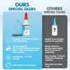 Glass Glue, 30gx2 Glass Glue Clear for Glass Repair,Fast-Curing &