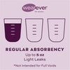 Wearever (3-Pack) Women's Beige Cotton Comfort Regular Absorbency (0.5 Cup)