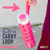 Ello Syndicate 20oz Reusable Glass Water Bottle with One-Touch Leak