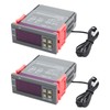 AYWHP 2 PCS 110V-220V Thermostat Fahrenheit/Celsius Digital Temperature Controller Thermostat