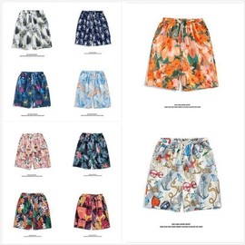 Men's Beachwear Board Shorts Rash Guard Swim Trunks Beach Shorts TK35 3XL/K2104 Red 5ea