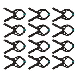wolfcraft Mini 30 8653000 Spring Clamp Set, Versatile Allrounder - Ideal for Household, Hobby and Craft Projects, Pack of 12