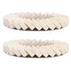 2Pcs 5in Grinding Disc Wave Shape Wool Felt Polishing Wheel