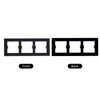 sourcing map Switch Surround Plate Wall Panel Decoration Three Gang