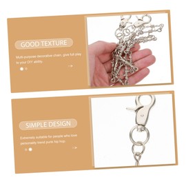 SHINEOFI Razor Chain - Rock Accessories for Men - Barbed Wire Necklace Punk Gothic Long Necklace Hip Hop Clothes Decor Waist Chain Body Jewelry Pants Chain Wallet