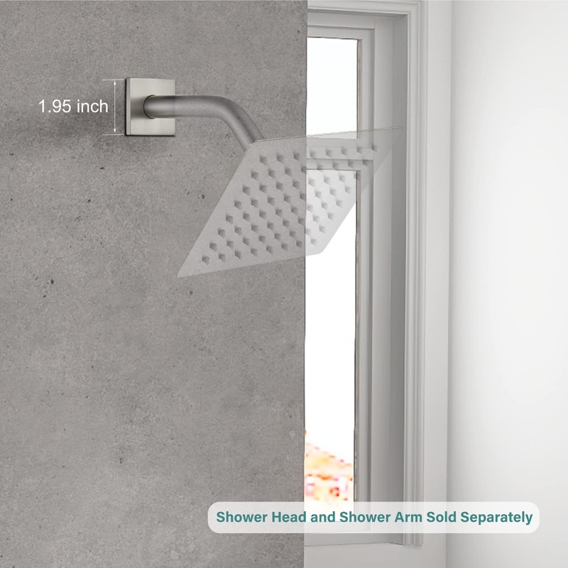 Heyalan Shower Arm Flange Plate,1pc Modern Shower Escutcheon Cover Plate