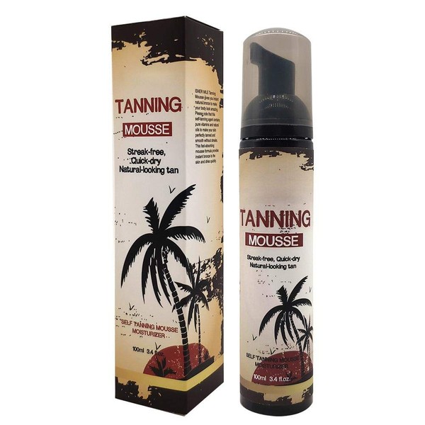 Tanning Cream, 100 ml Self-Tanning Body Lotion Self-Tanning Lotion for Dark Bronzer Skin Self Tanning Lotion