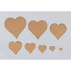 Rayher Heart Cutting Dies with Stitching on the Edge, Set