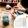 16 Pcs Large Eye Blunt Needles, Darning Needles for Wool,