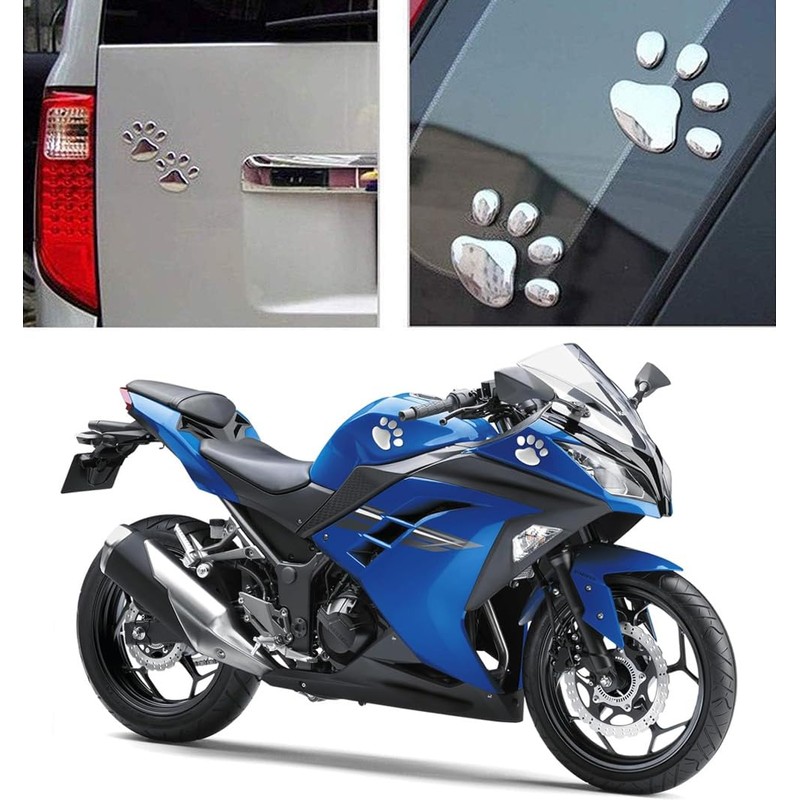 Cat Paw Sticker Car Motorcycle Car Sticker Decal Value Set