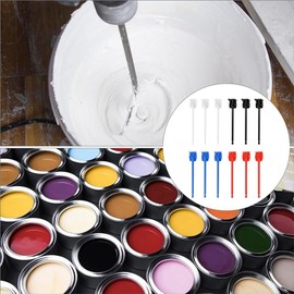 Geieold Epoxy Mixer Attachment for Drill, 12-Piece Set - Helix Paddles, Paint Stirrers Drill Attachment, 6.5-Inch