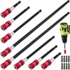 Therwen 8 Pcs Drill Bit Extension Set 12'' 6'' 4''